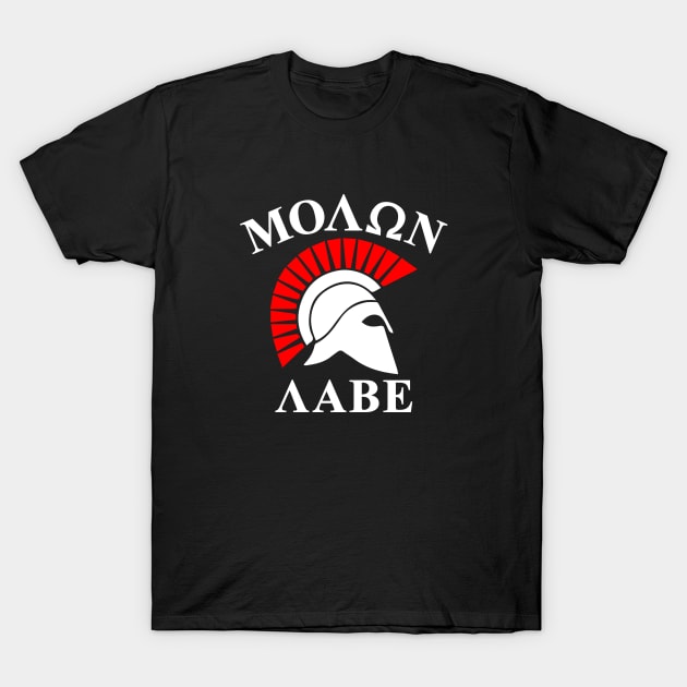 Mod.16 Molon Labe Greek Spartan T-Shirt by parashop